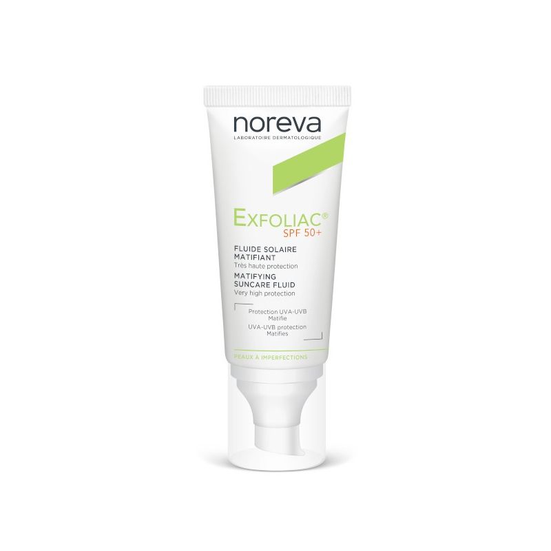 NOREVA EXFOLIAC SPF50+ FLUIDE MATIFIANT 40ML