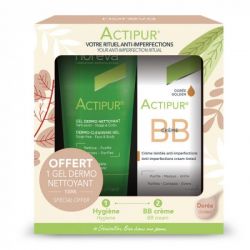 NOREVA ACTIPUR BB CREME TEINT DOREE 30ML + GEL MOUSSANT