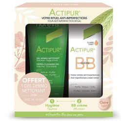 NOREVA ACTIPUR BB CR TEINT CLAIRE 30ML+ GEL MOUSSANT