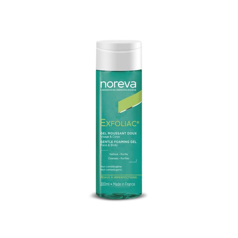 NOREVA EXFOLIAC GEL MOUSSANT DX 200ML