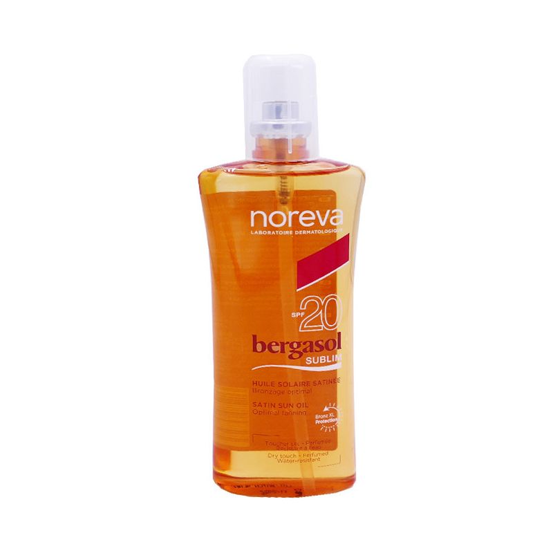 NOREVA BERGASOL HUILE SATINEE SUBLIMATRICE SPF20 125ML
