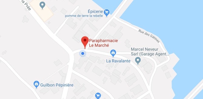 Plan d'accès à Parapharmacie Le Marché